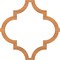 Ekena Millwork 33W x 33H x 38T Small Marrakesh Decorative Fretwork Wood Ceiling Panels, Cherry CELW33X33X0375MRKCH - alternate 3